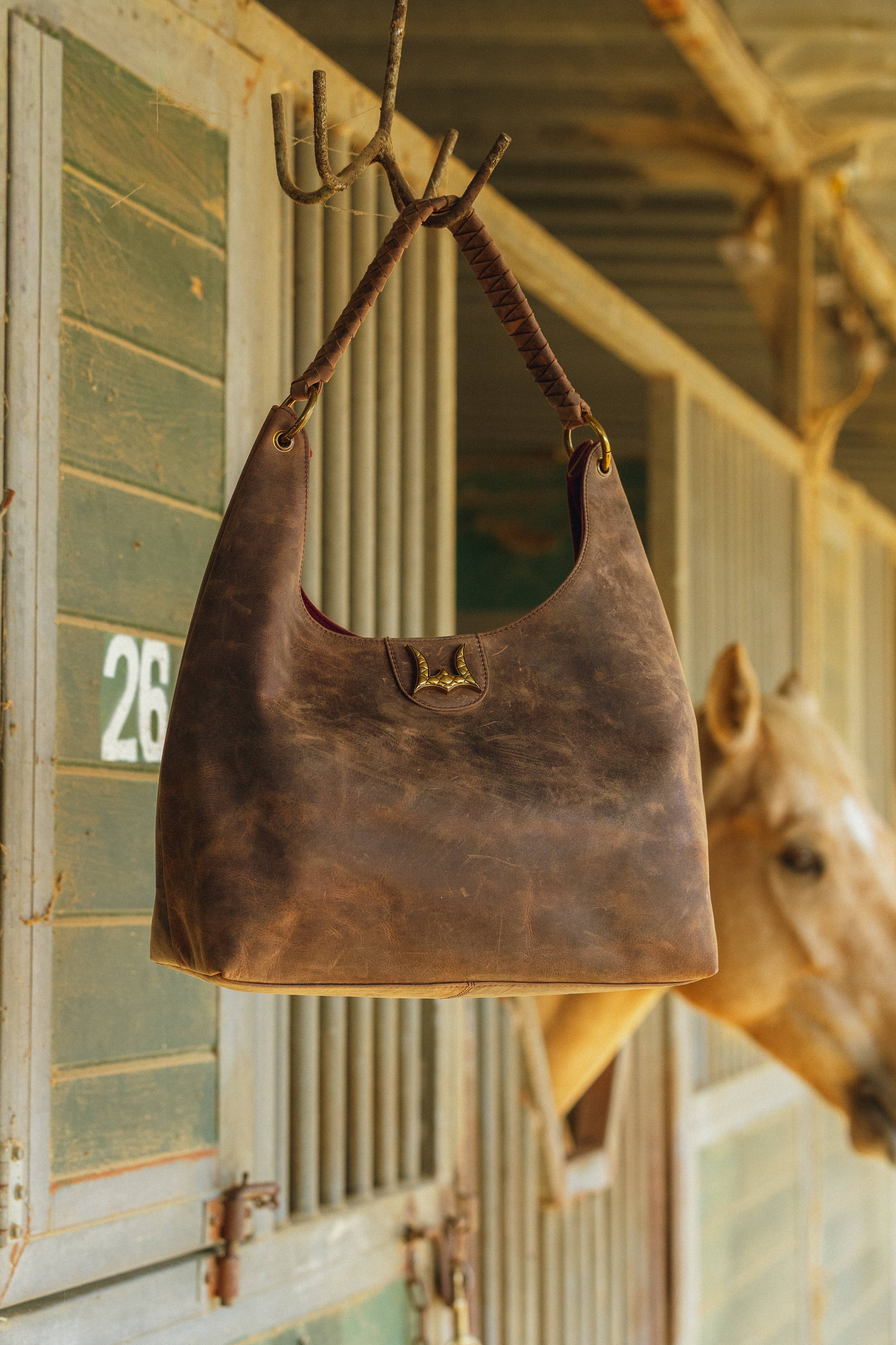 Loyal West | Large Purse In Brunette Leather