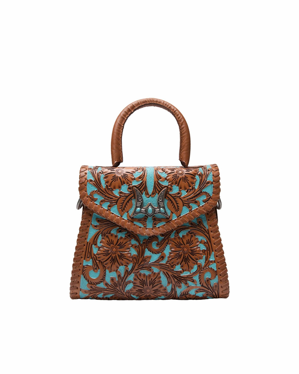 Loyal West | Leon Mini Handle Purse - Whiskey & Water