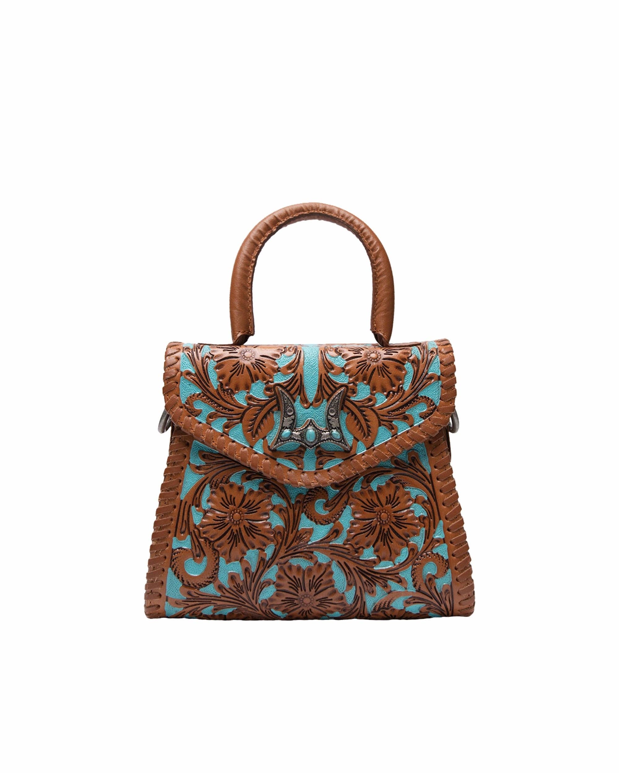 Loyal West | Leon Mini Handle Purse - Whiskey & Water
