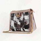 Loyal West | Scrappy Medium Chainbag: In Cowhide And Calfskin