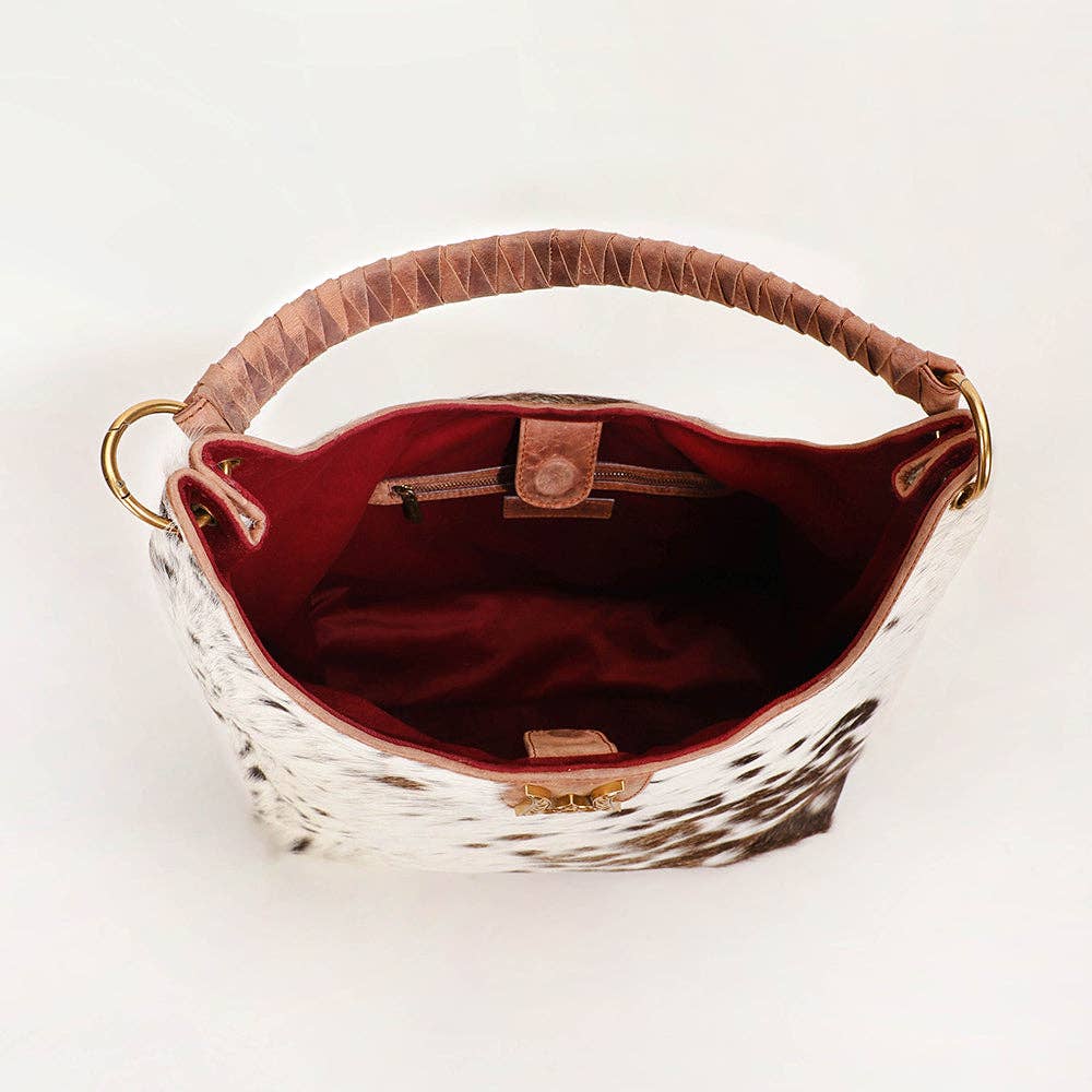Loyal West | Large Purse: In Cowhide And Calfskin