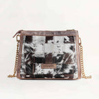 Loyal West | Scrappy Medium Chainbag: In Cowhide And Calfskin
