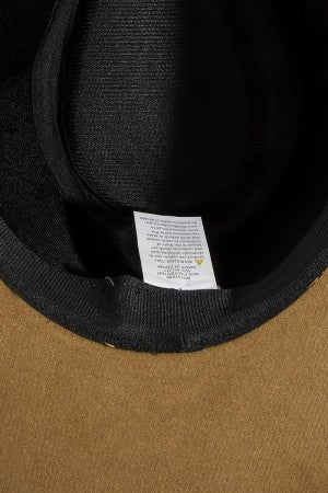 Faux Leather Chain Strap Western Cowboy Hat