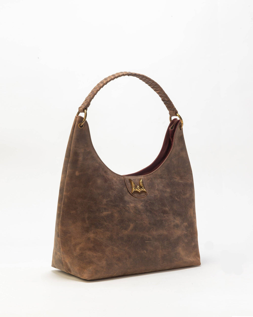 Loyal West | Large Purse In Brunette Leather