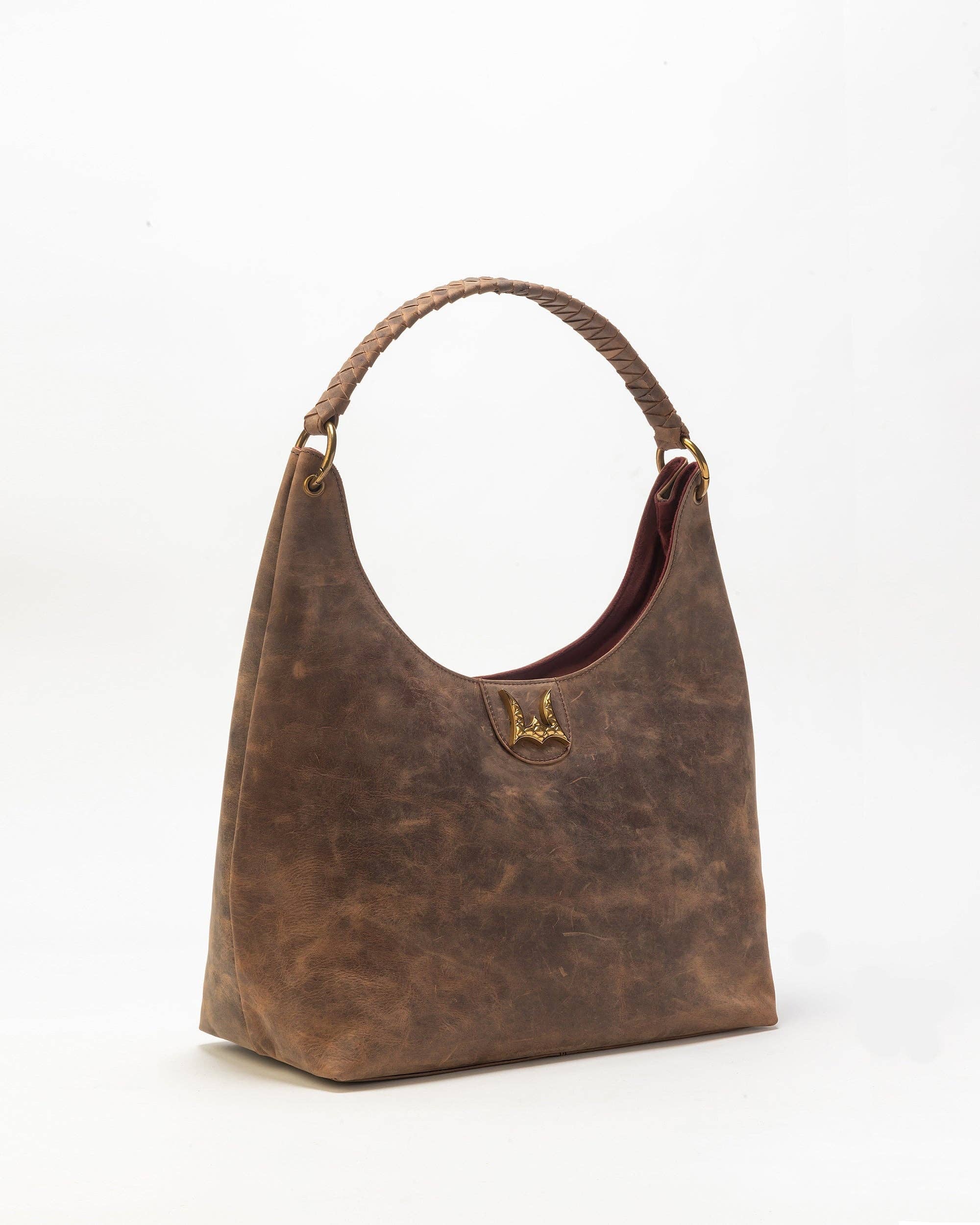 Loyal West | Large Purse In Brunette Leather