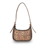 Loyal West | Handtooled Dannia Medium Purse - Distressed Brown