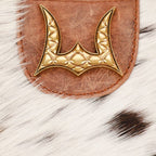 Loyal West | Large Purse: In Cowhide And Calfskin