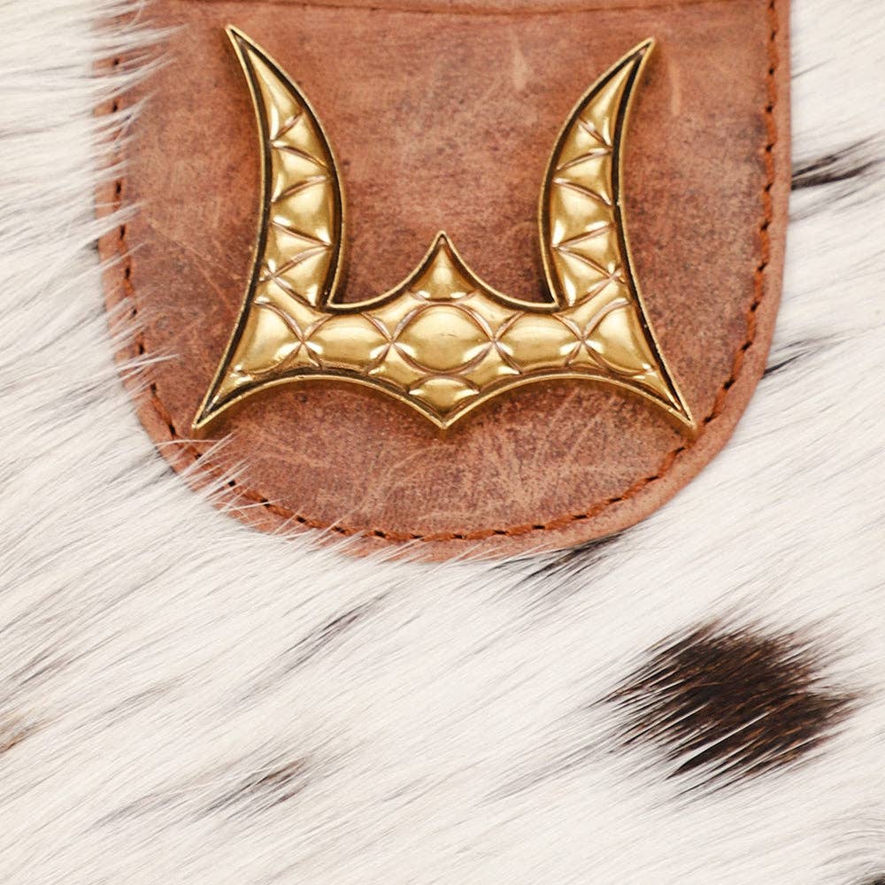 Loyal West | Large Purse: In Cowhide And Calfskin