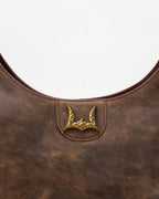 Loyal West | Large Purse In Brunette Leather
