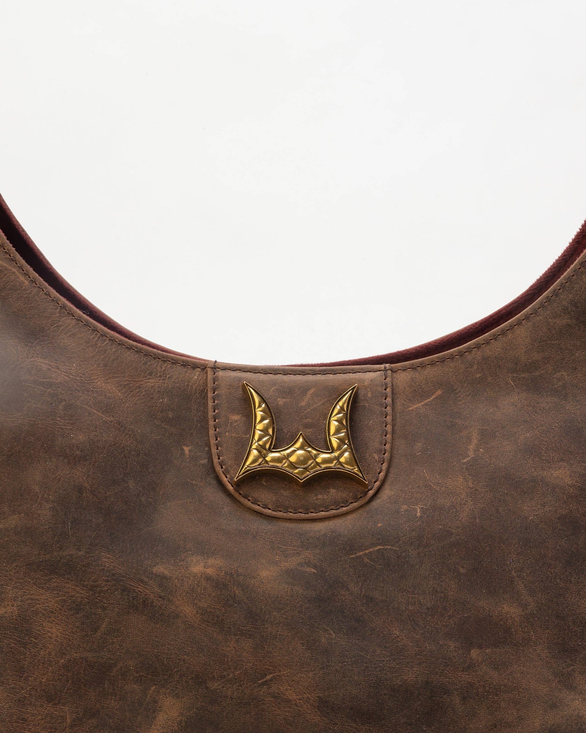 Loyal West | Large Purse In Brunette Leather