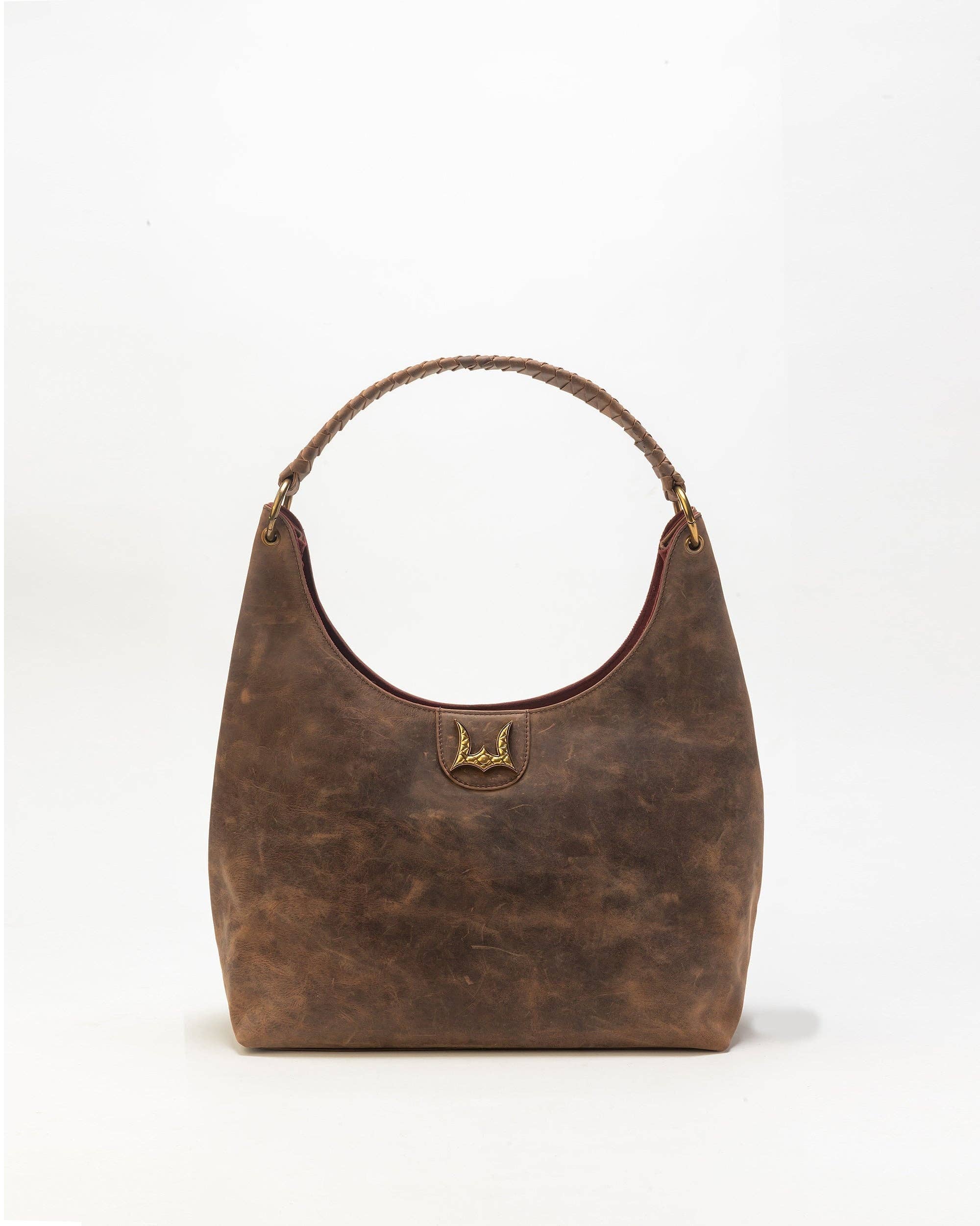 Loyal West | Large Purse In Brunette Leather